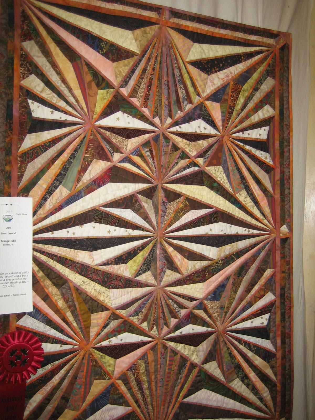 FIBER THOUGHTS Asheville quilt show