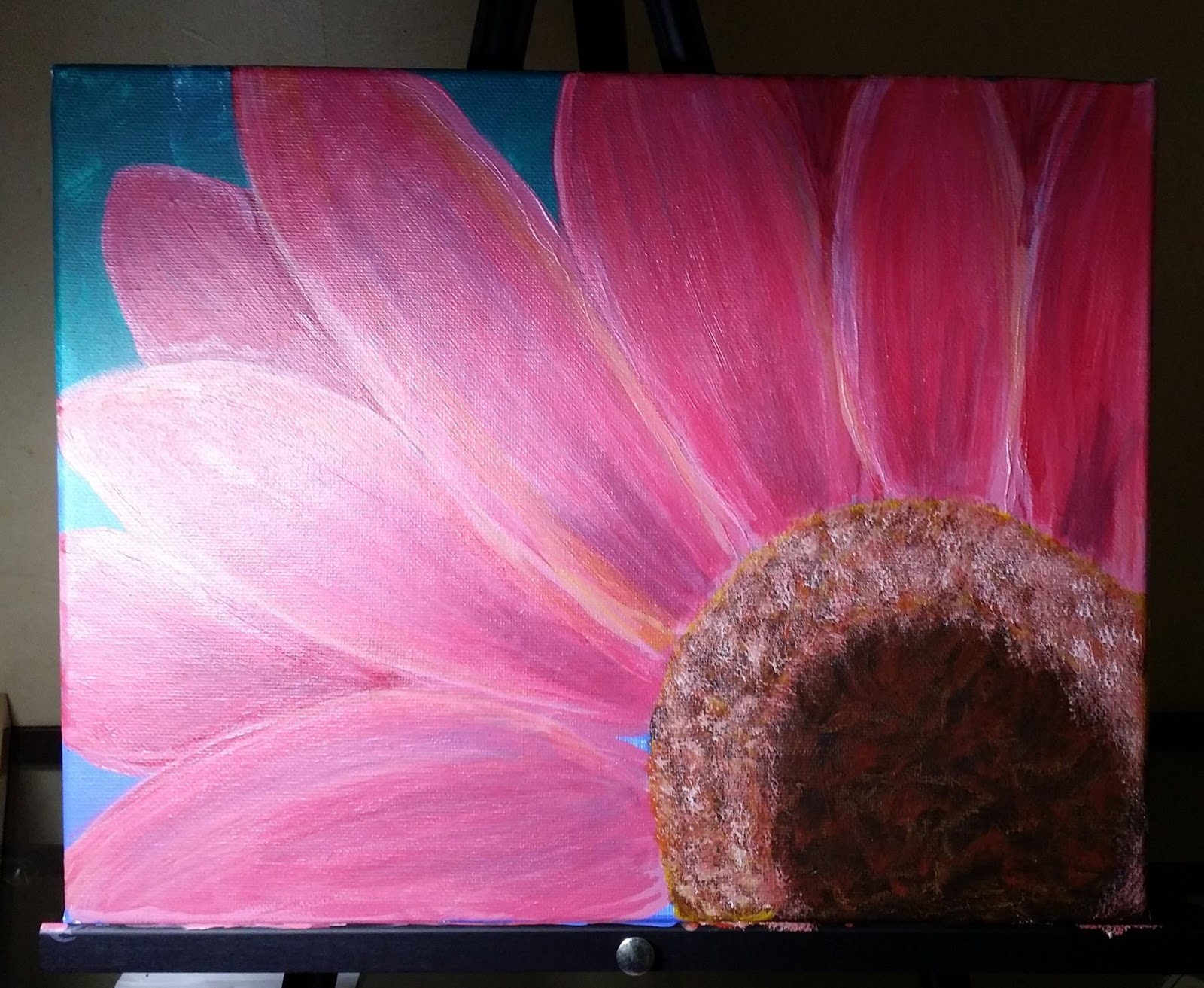 Angela Anderson Art Blog Gerbera Daisy Painting Video Submitted Artwork