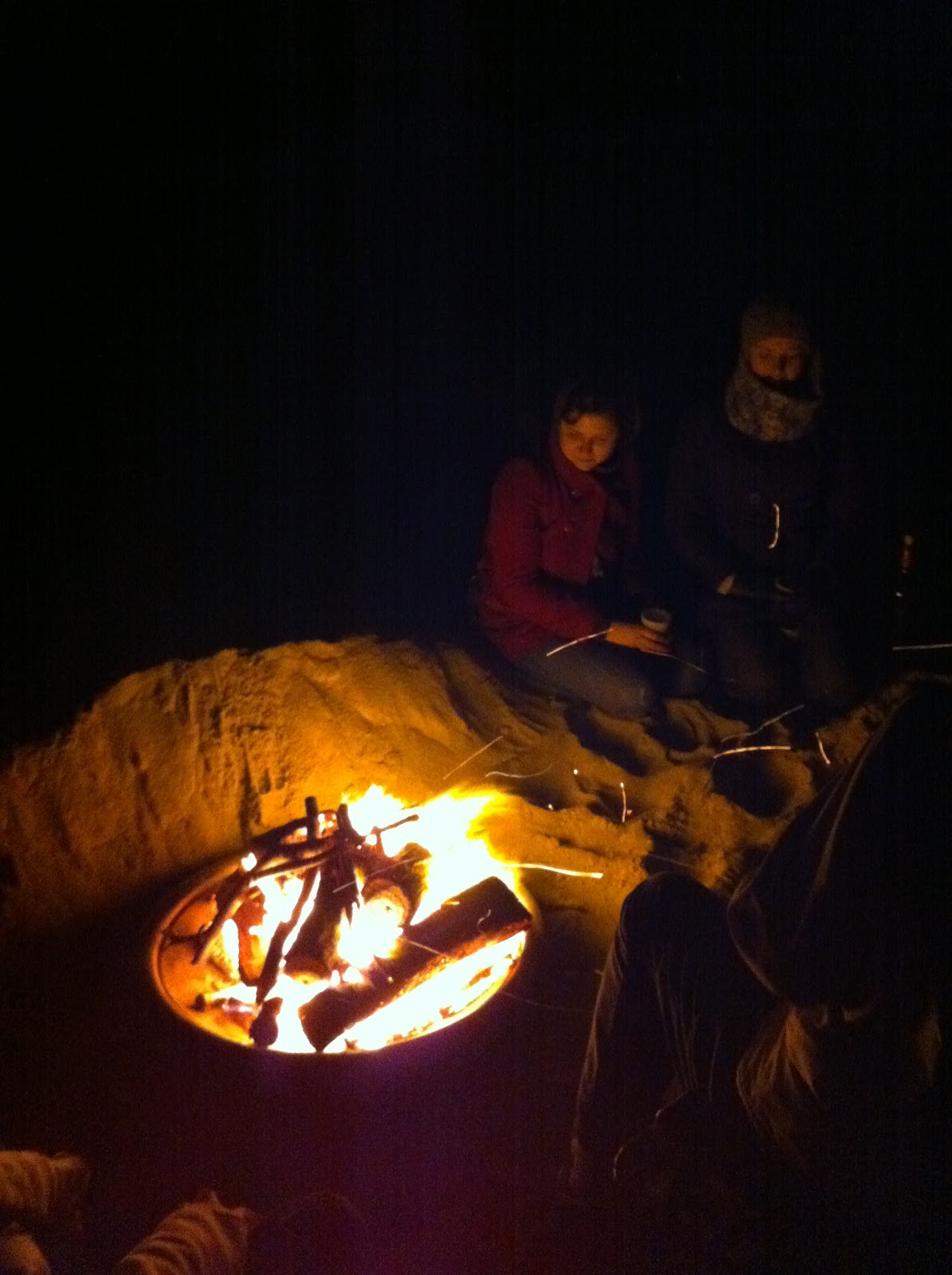 provincetown / cape cod, ma / 02657 Bonfire at Herring Cove Beach
