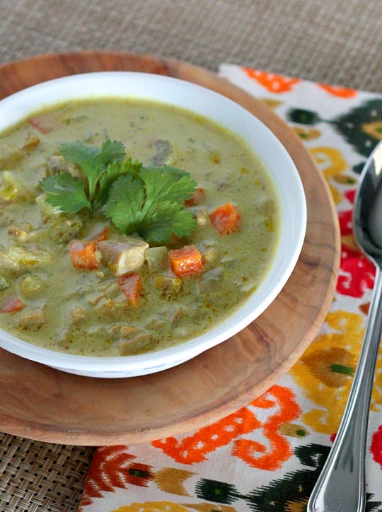 Curried Chicken and Wild Rice Soup Apple A Day