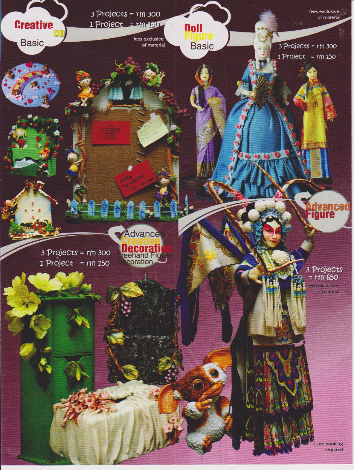 COURSES & PACKAGES。课程介绍 YENJI CLAY CRAFT