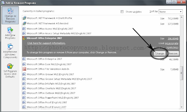 Cara Registrasi Scaner Fotocopy Canon IR ke MS Office 1