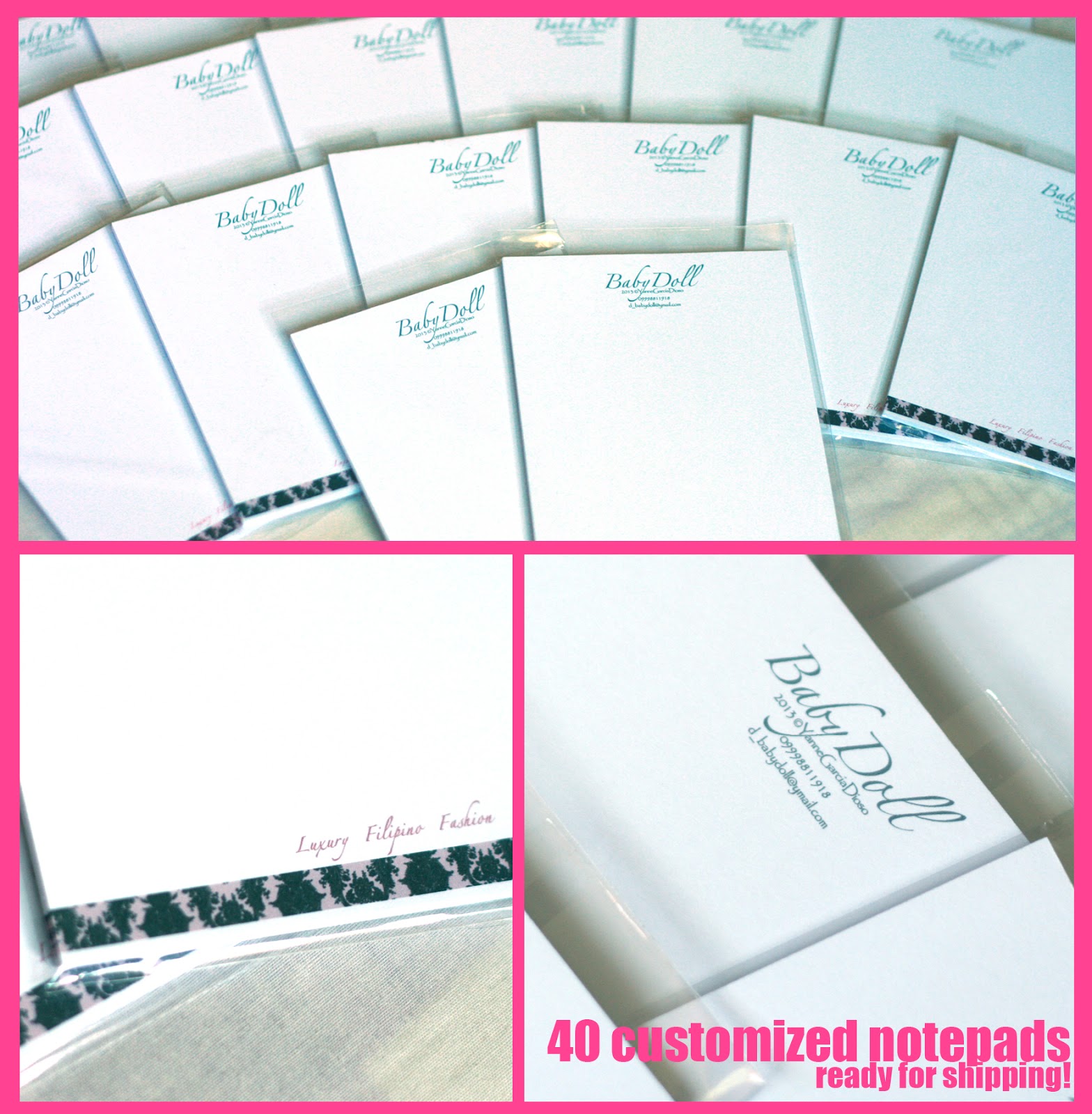 swatches hues handmade with tlc personalized notepads