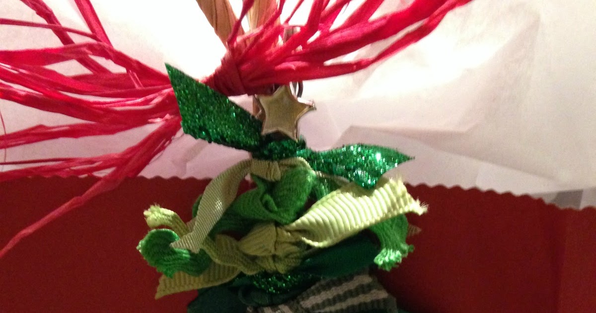 xoxo Grandma Easy Ribbon & Trim Tree Ornaments a Tutorial