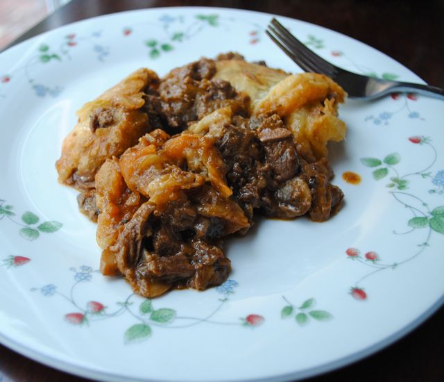 Stephanie's Cooking Steak and Mushroom Pot Pie