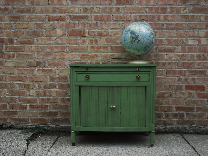 Vintage Ground Vintage Green Entry Table / Nightstand