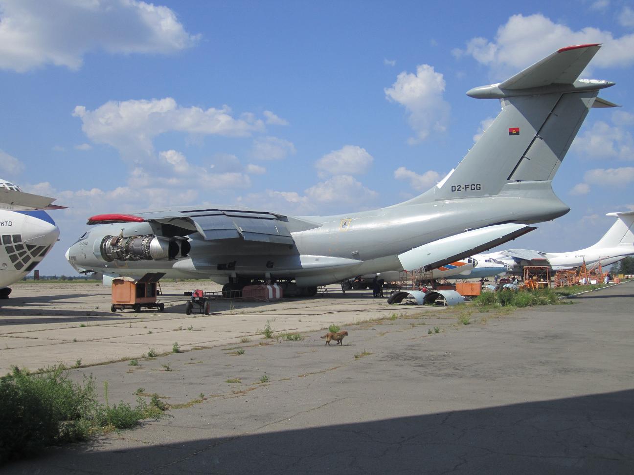 Angola ANGOLA+IL-76+D2-FGG+MANTENIMIENTO