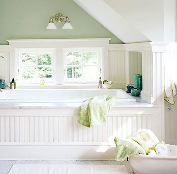 Cottage Bathroom Vanities on Cottage Farmhouse Inspired Half Bath Laundry Bathroom Designs