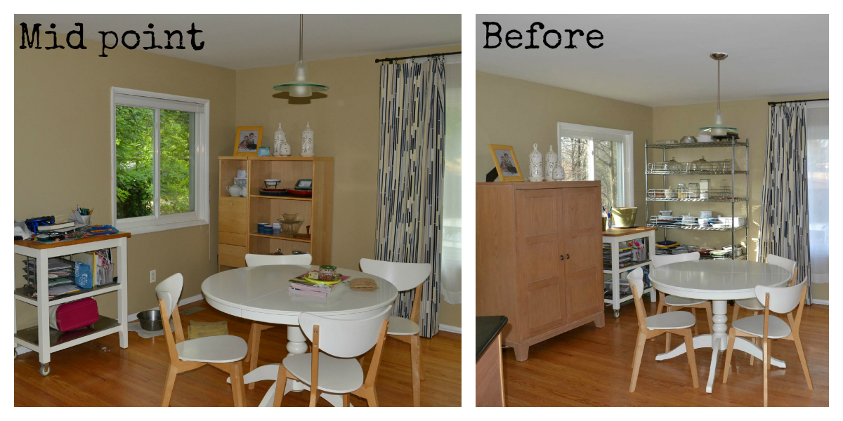 Bear, Dolly and Moi storing baking pans