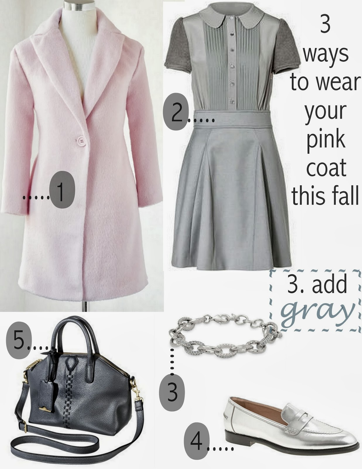 Particularly Practically Pretty 3 ways to wear your pink coat this fall