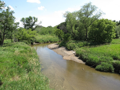Plum Creek near Walnut Grove, Minnesota. Photo taken from Rt. 14 Bridge.