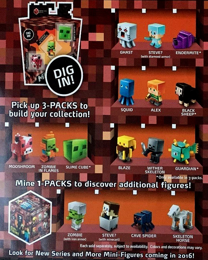 Let Your Toys Live Minecraft Minis Series 3