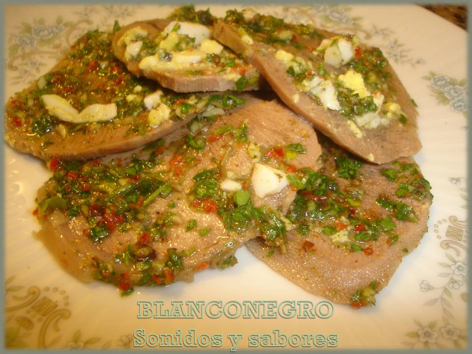 Lengua a la vinagreta Lengua a la vinagreta