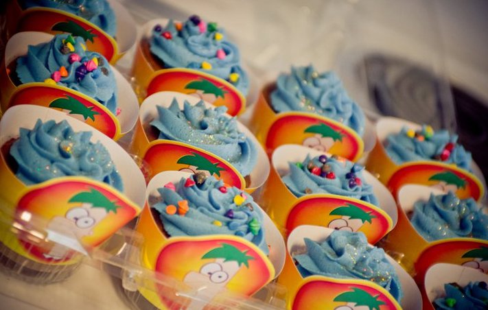 Phineas And Ferb Cupcakes Phineas And Ferb Cupcakes