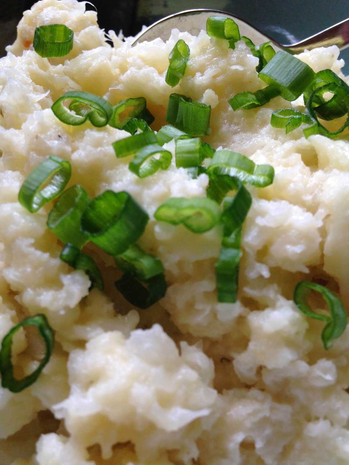 Microwave Garlic Mashed Cauliflower Turnips 2 Tangerines
