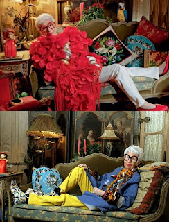 iris apfel on sofa iris apfel