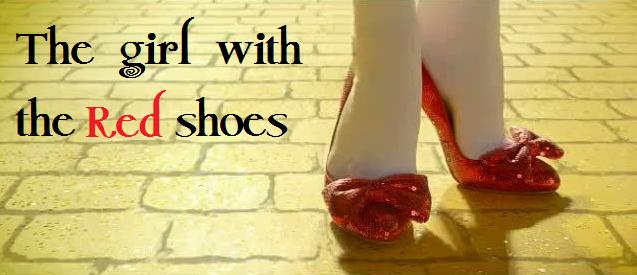 The girl with the Red shoes
