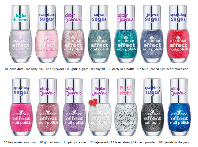 365+ days of nail art Swatches and review Essence effect nail polishes