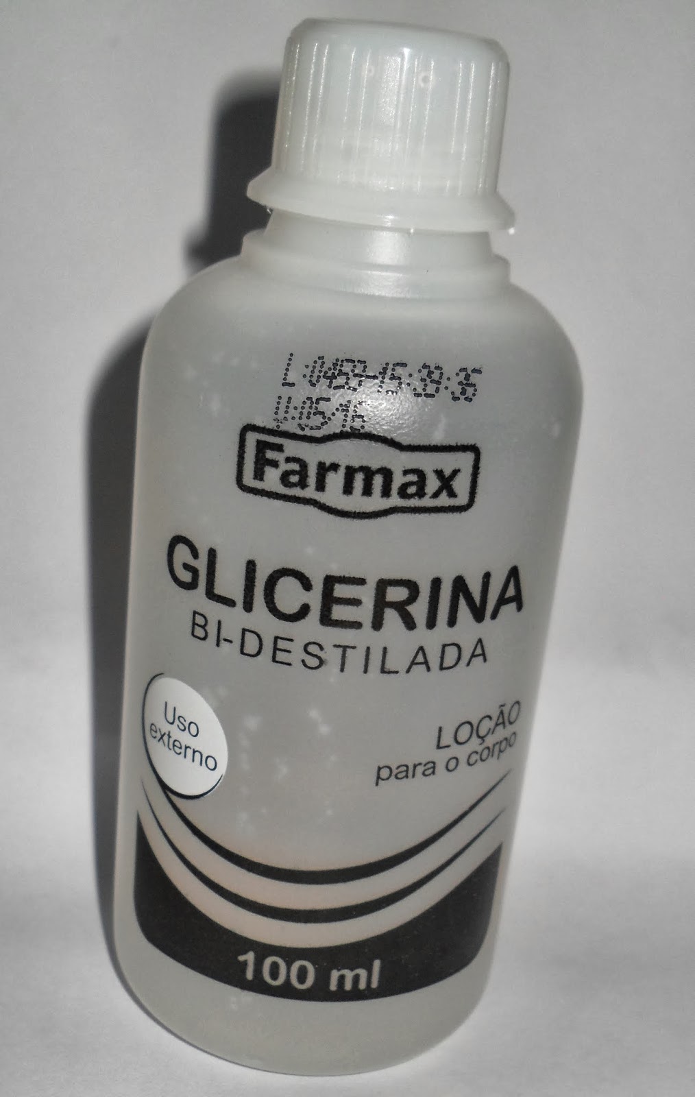 Glicerina bidestilada com 100ml - Farmax