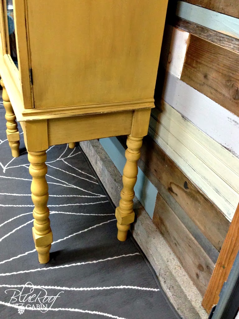 blue roof cabin Adding Legs to a