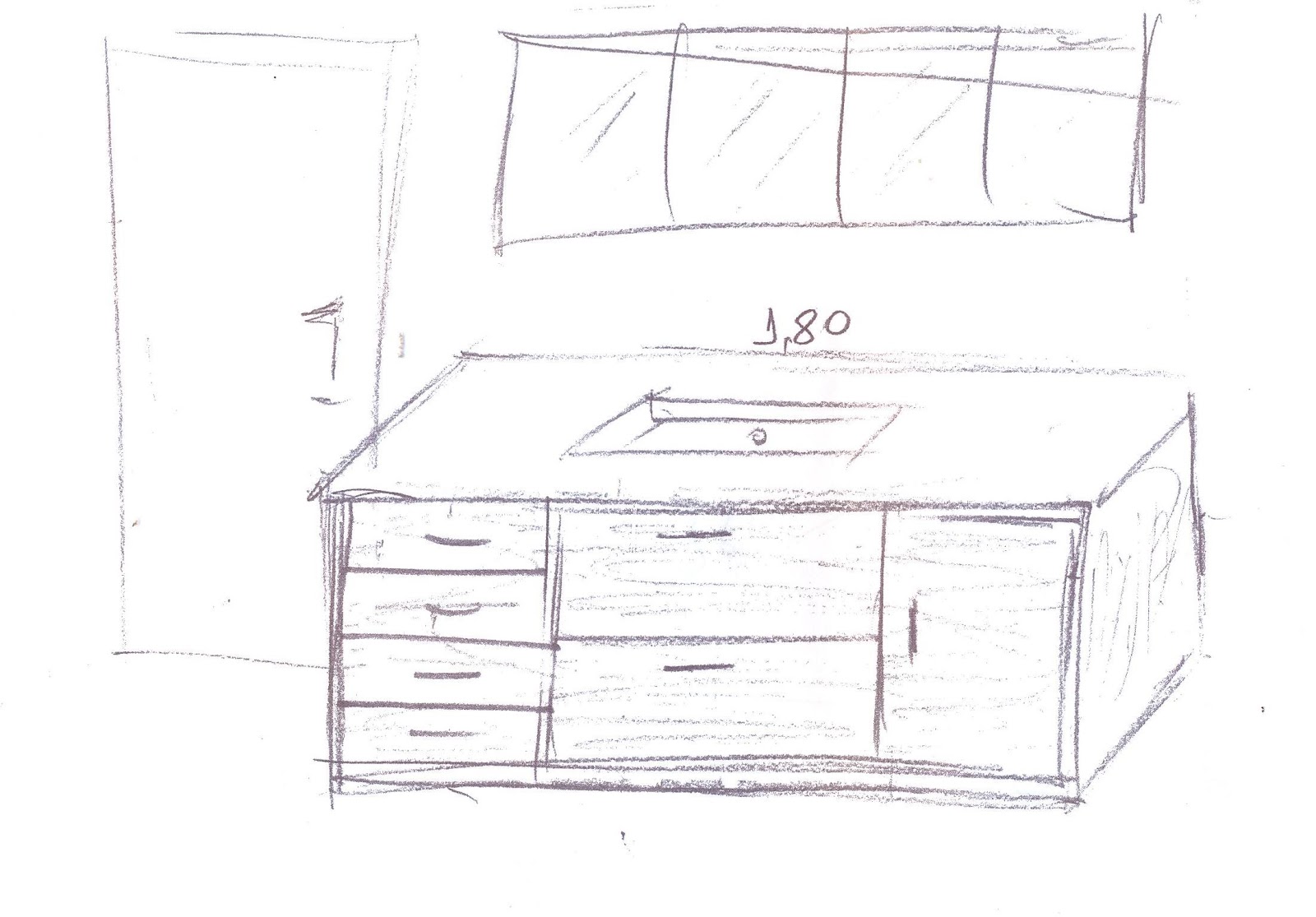 #6E5D66 Cris A Dona da Casa!: Janeiro 2013 1600x1115 px Projetos De Cozinha Com Medidas #263 imagens
