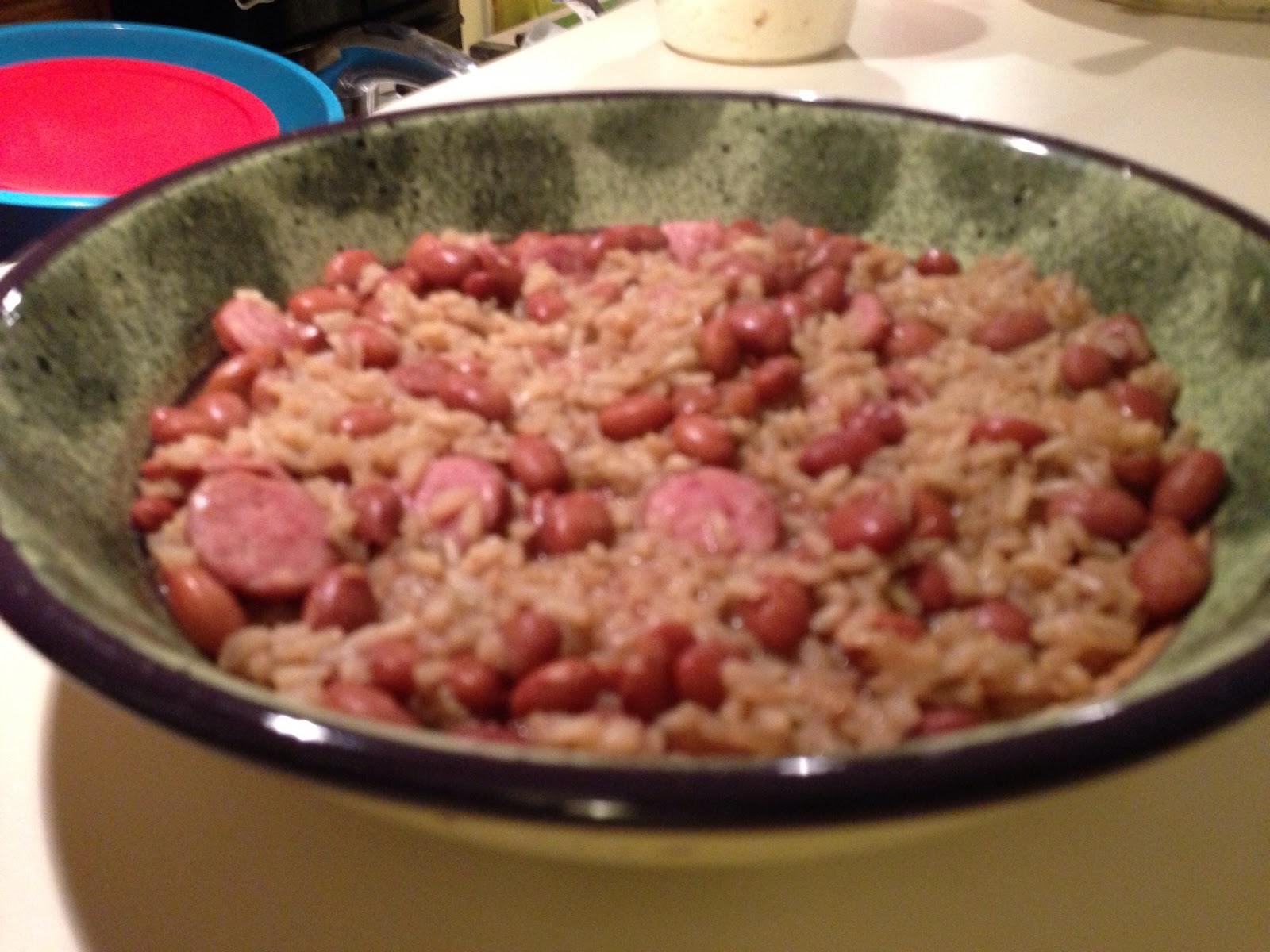 Recipes PolishMexican Fusion Kielbasa with Pinto Beans and Brown Rice