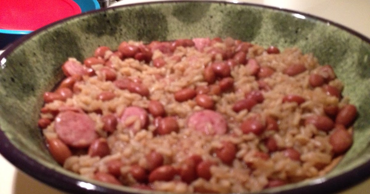 Recipes PolishMexican Fusion Kielbasa with Pinto Beans and Brown Rice