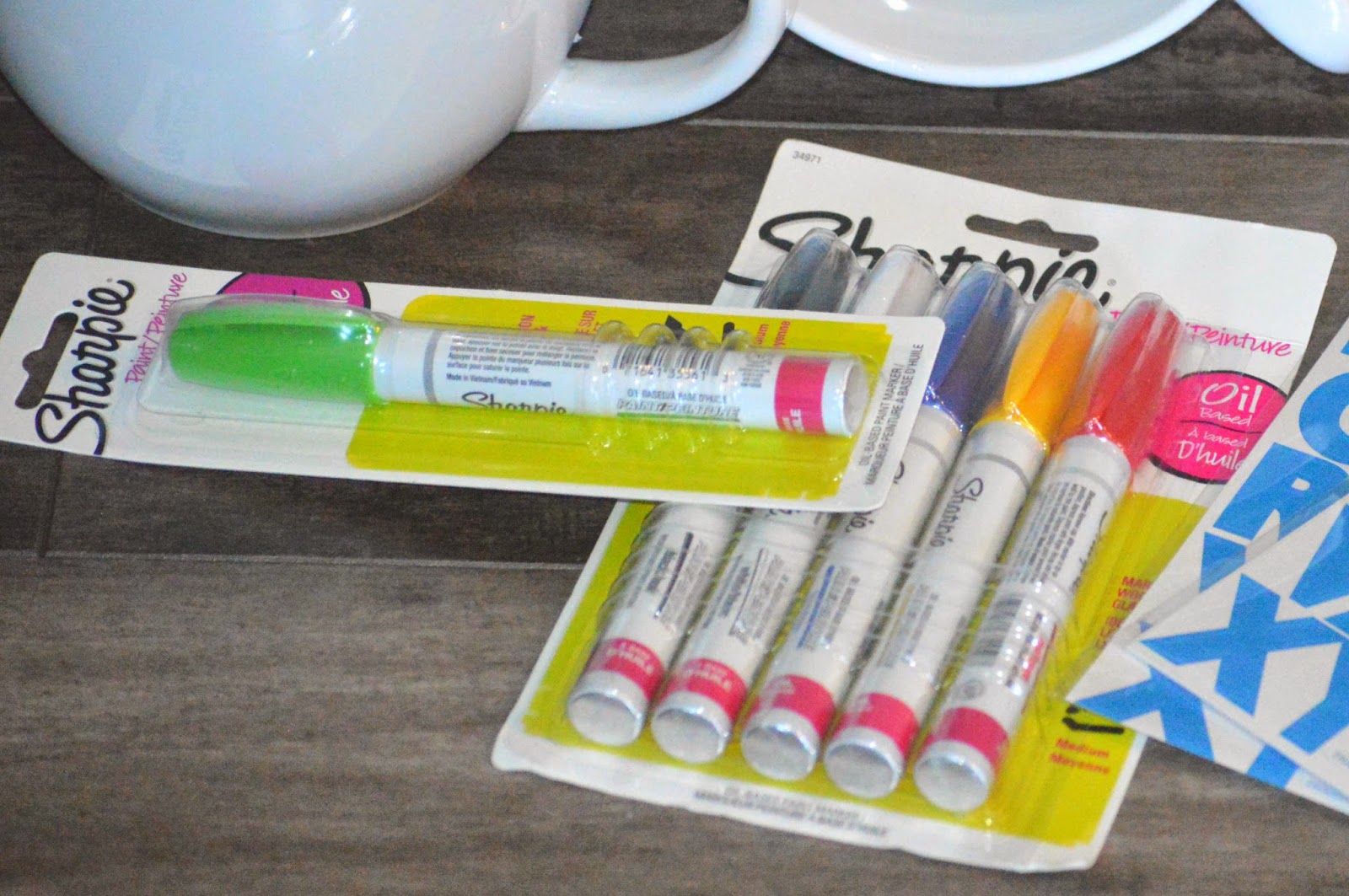 crazily normal DIY Sharpie Marker Mugs