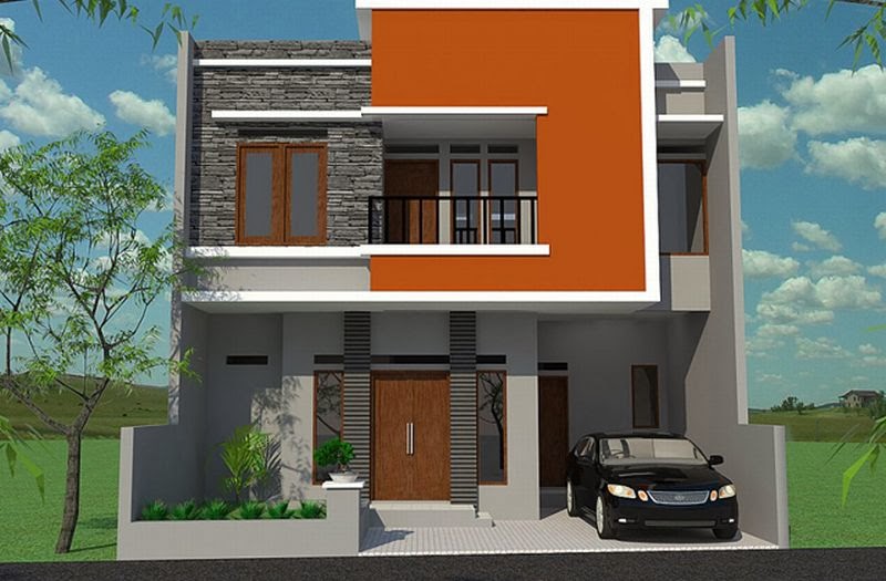 Akabeng Trend Desain Rumah Minimalis 2 Lantai Terbaru 2017