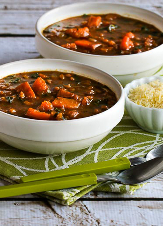 Autumn Harvest Soup with Butternut Squash and Kale Kalyn's Kitchen