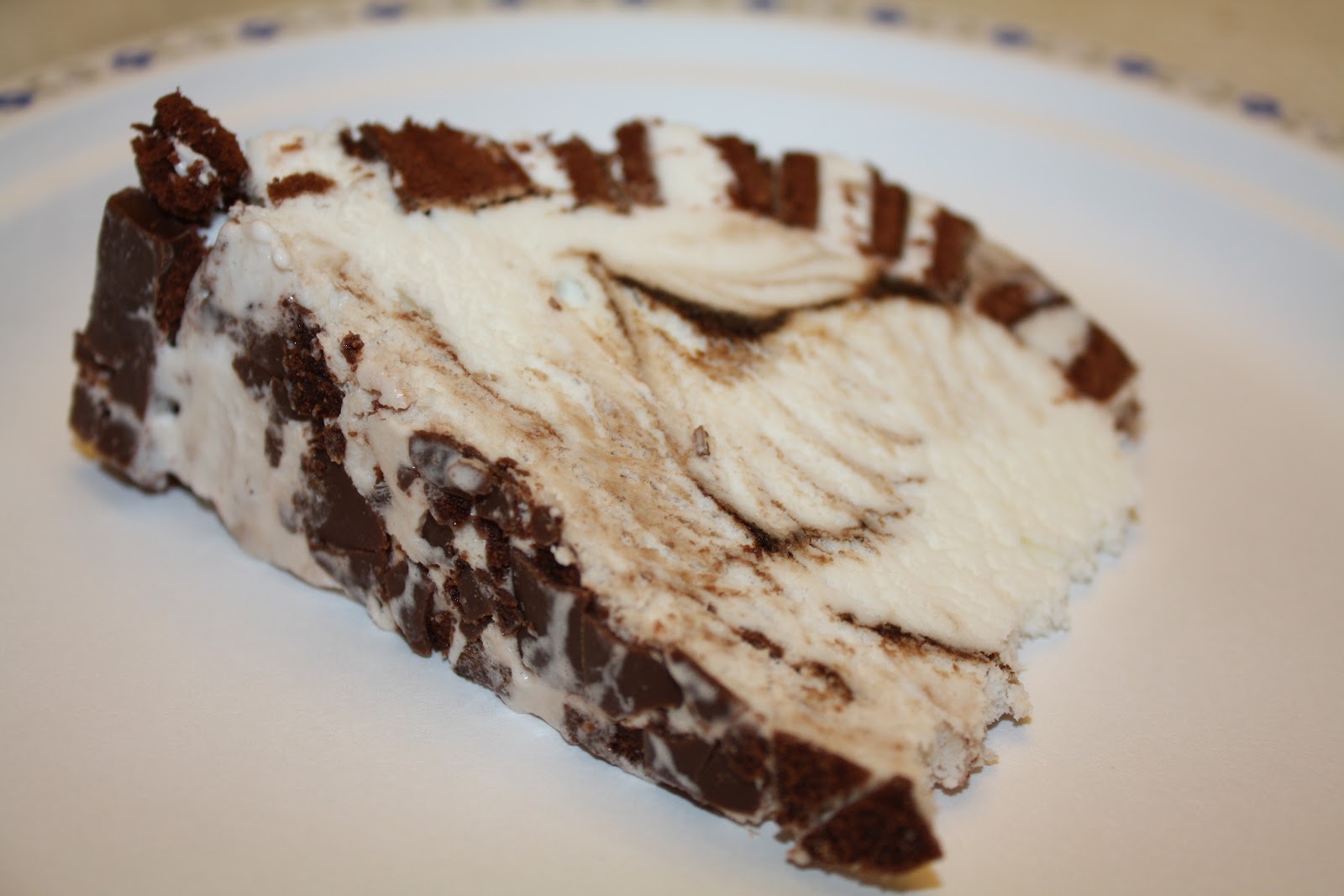 Mel's Sweet Treats Upside Down Swiss Roll Ice Cream Cake
