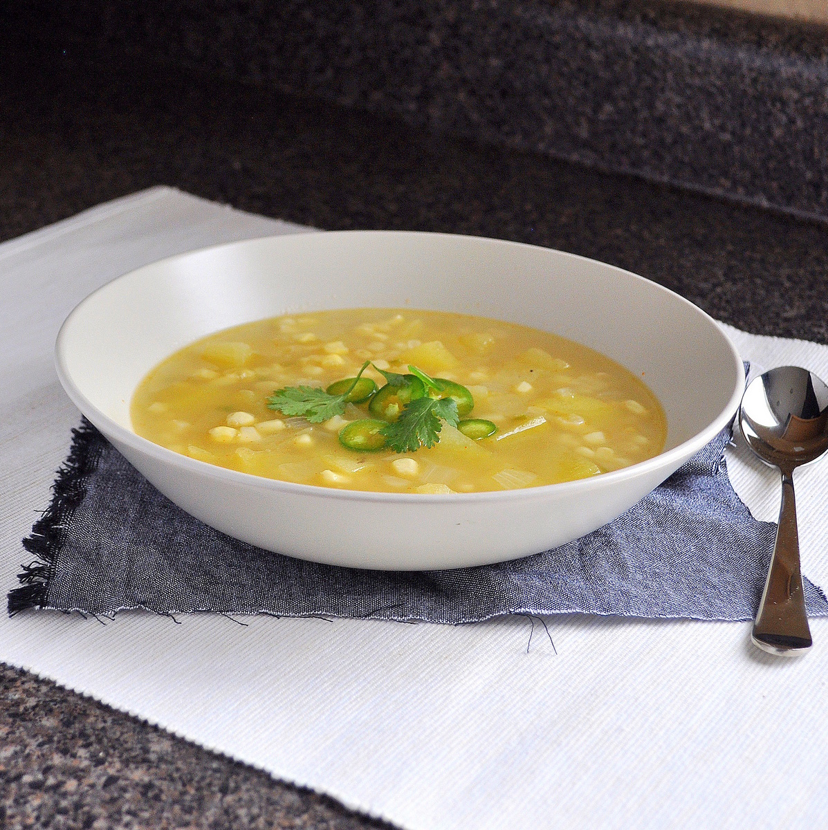 BREANNA'S RECIPE BOX Corn Potato and Jalapeno Soup