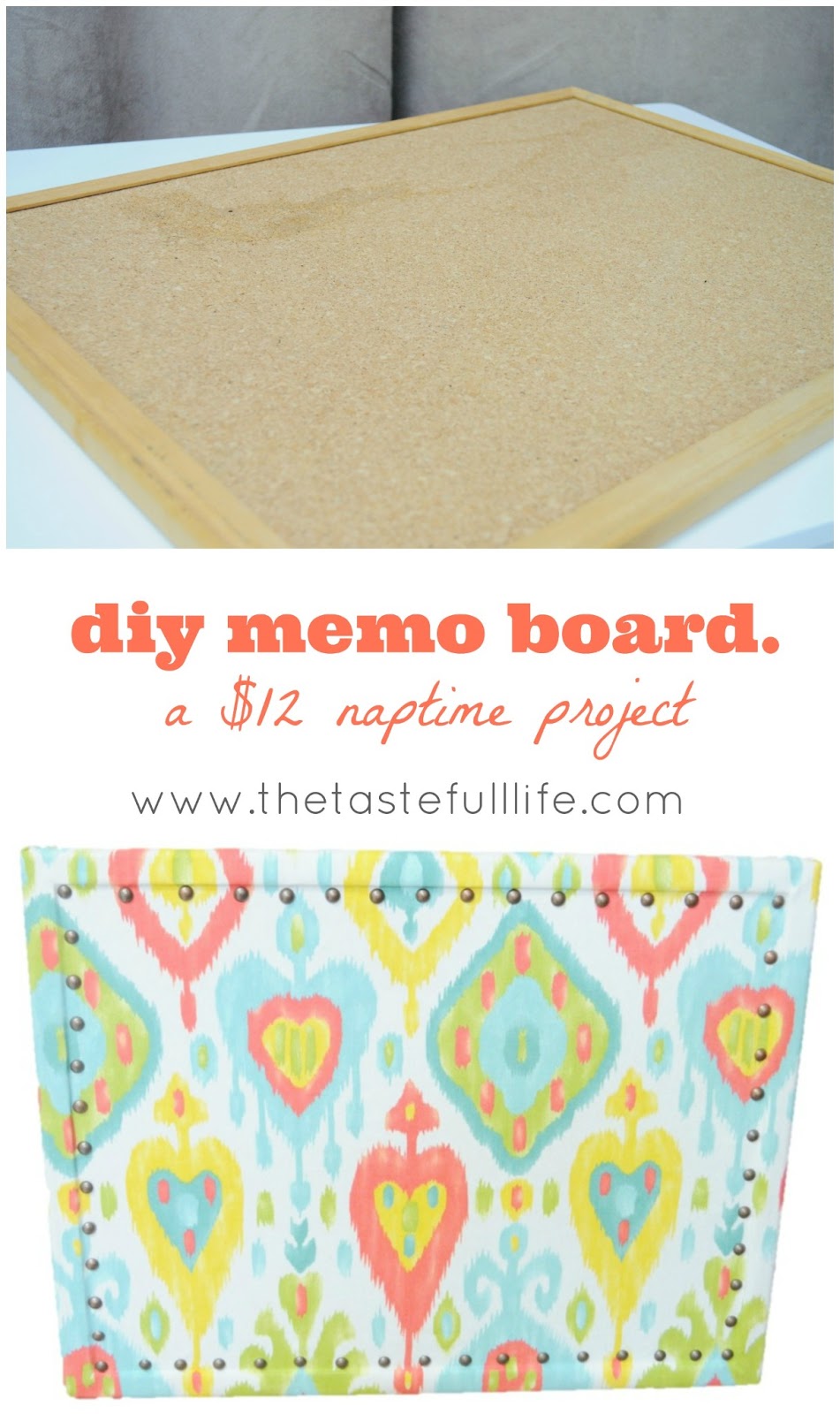 DIY Memo Board. Pretty Real