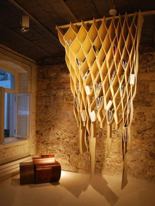 Diseño de estantes o libreros fuera de lo común. | Quiero más diseño