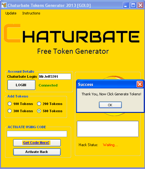 Hack password token chaturbate Chaturbate Token