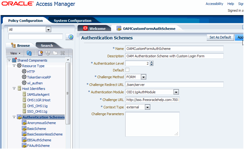 Oam 11g Custom Authentication Plugin