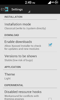 Xposed installer settings Xposed-installer-settings