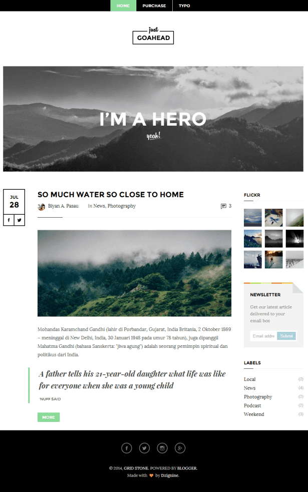 Go Ahead: Template For Blogger And Podcaster Go Ahead: Template For Blogger