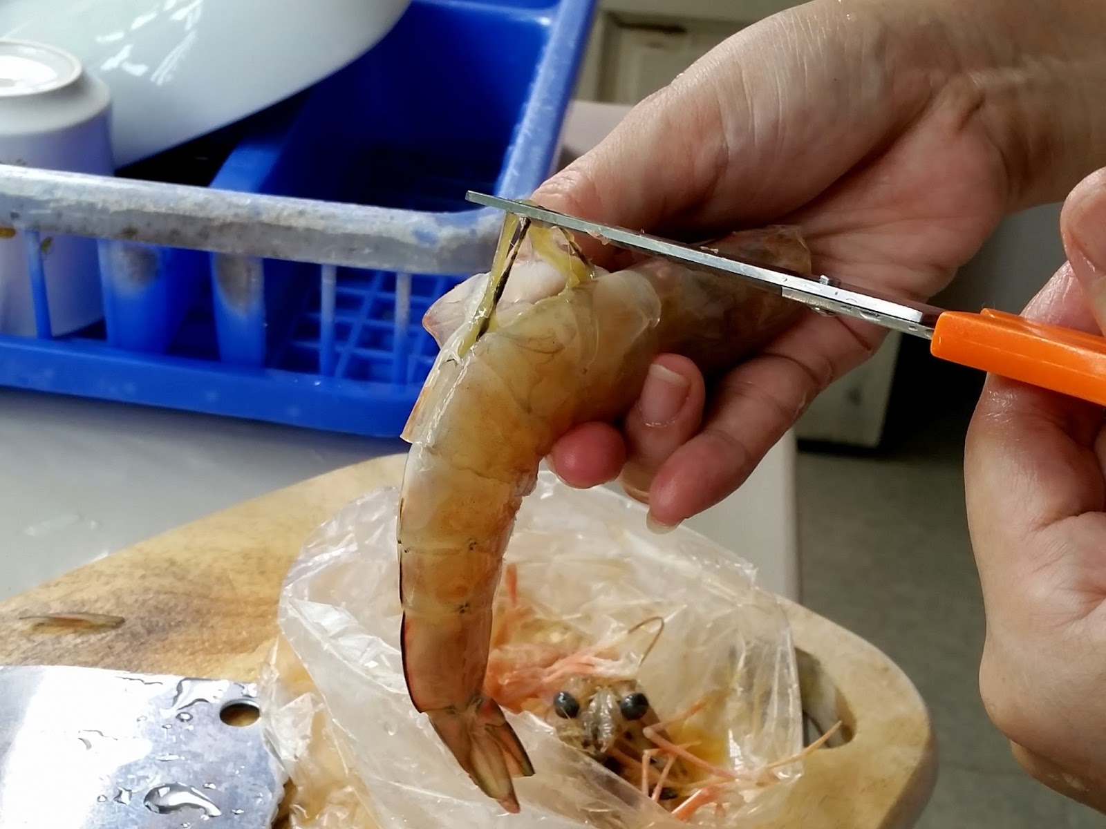 The Informal Chef How To Clean and Devein Shrimp (With Shell On)