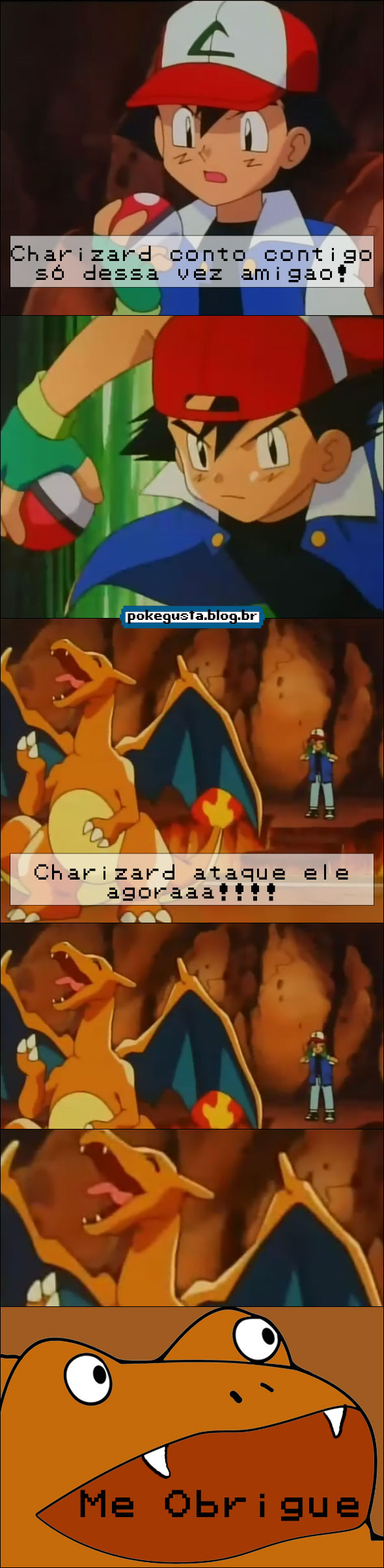 me obrigue meme charizard Me obrigue charizard