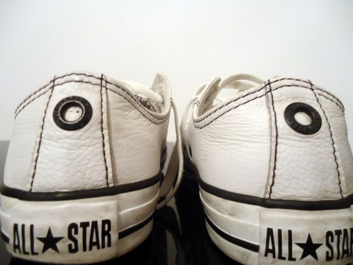 all star branco couro 36