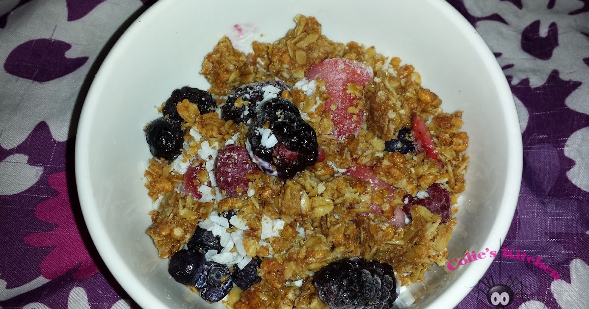 Fruit and Granola Yogurt (252 Calories) Colie's Kitchen