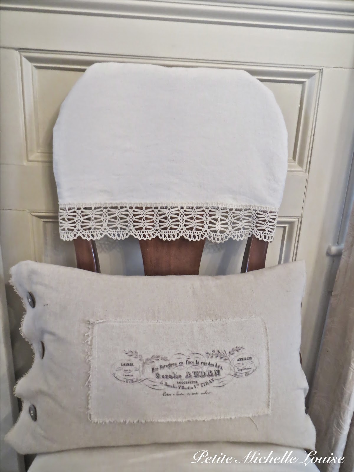 Petite Michelle Louise DIY Dining Room Chair Back Covers...