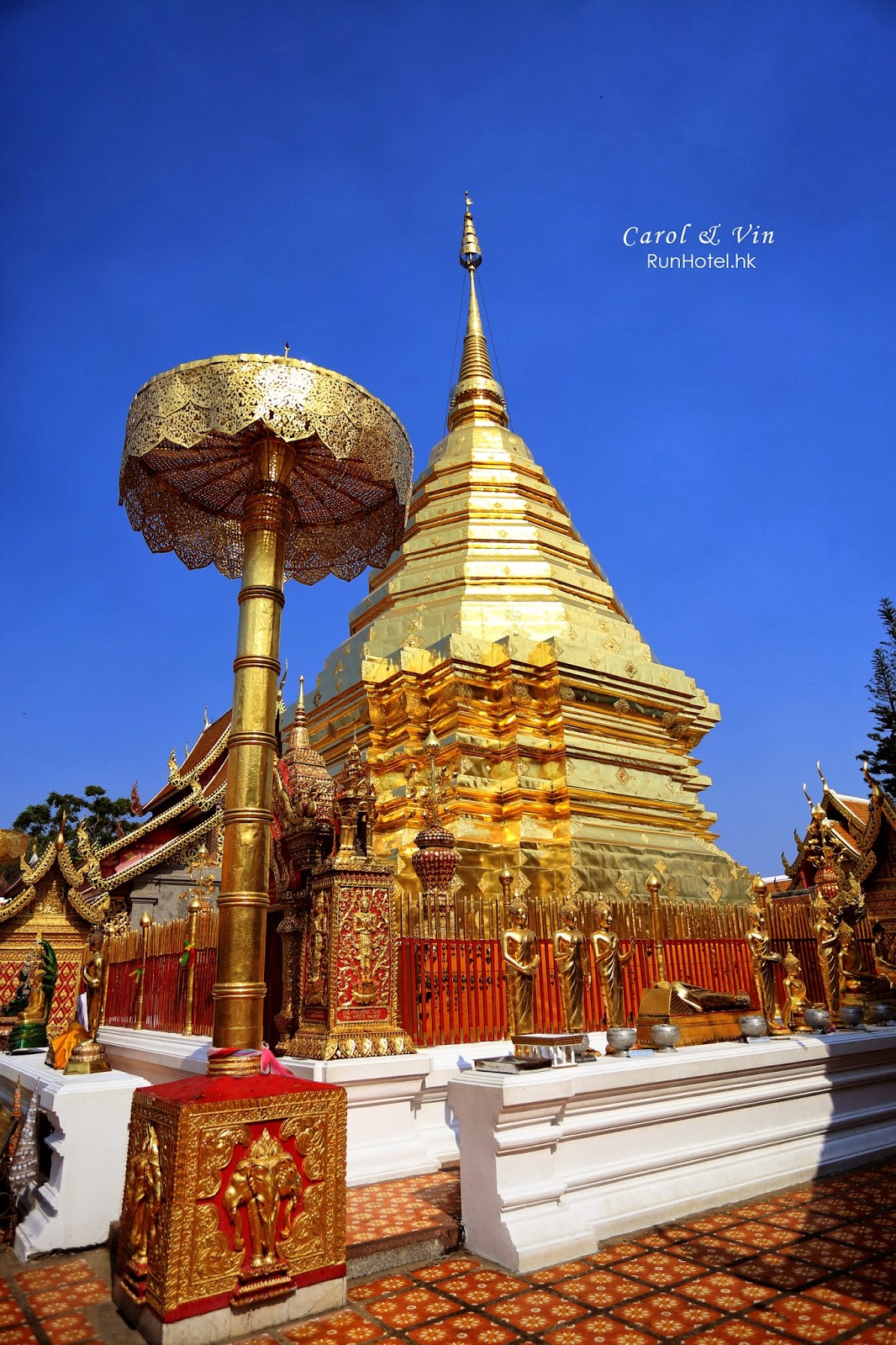 泰國清邁雙龍寺（素帖寺）超輕鬆坐纜車到寺廟，位於素帖山國家公園（內附門票資訊） @依娃旅行小確幸
