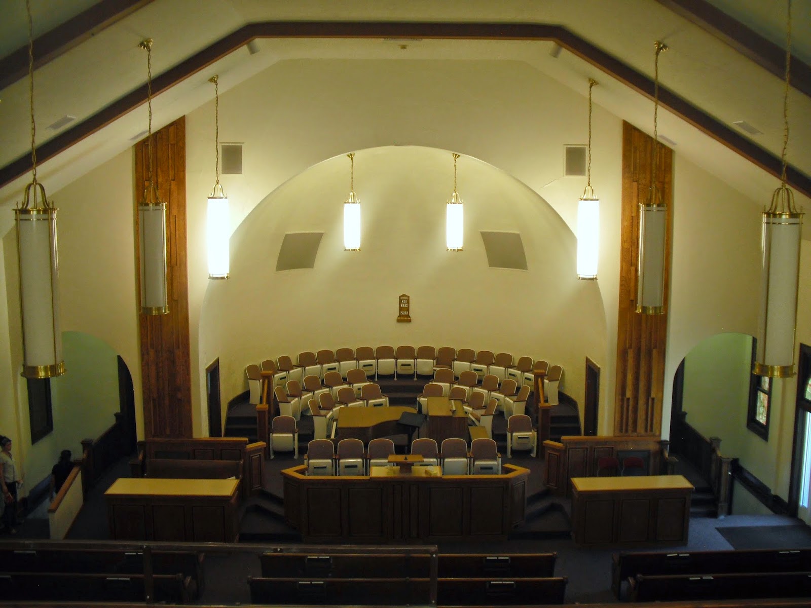 Historic LDS Architecture Brigham City Third Ward Chapel Interior