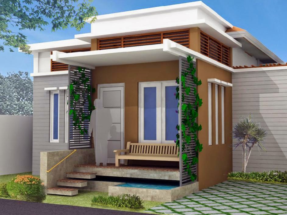 50 Gambar cat teras rumah minimalis modern