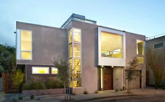 San Francisco Based Contemporary Urban House Design With A Unique Open Roof Design Top 7 Unique House Design