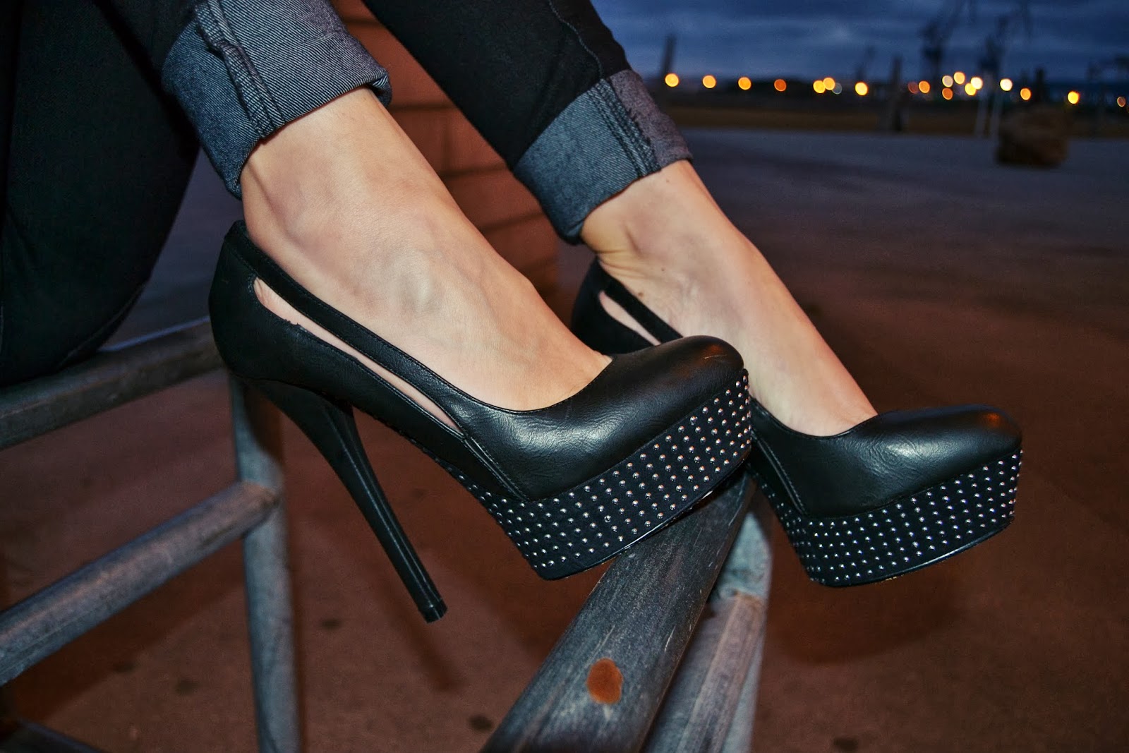 All Over Sequin Look Superskinny Jeans