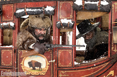 Samuel L. Jackson and Kurt Russell in The Hateful Eight