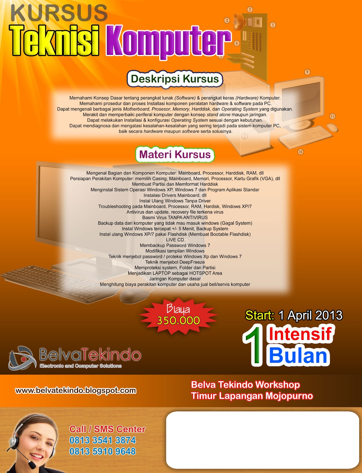 Belva Tekindo Brosur Kursus Komputer